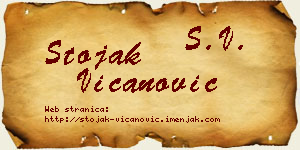 Stojak Vicanović vizit kartica